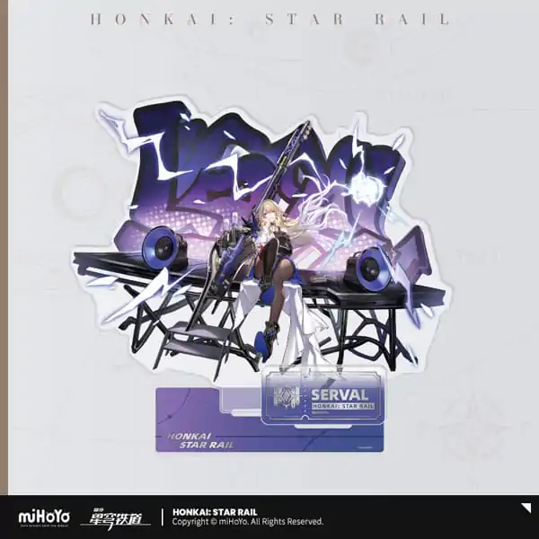 Honkai: Star Rail Figurina Acrilică: Serval 20 cm poza produsului