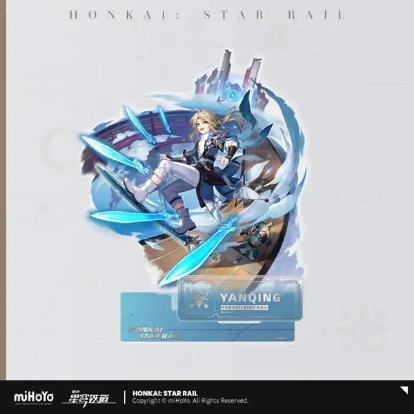 Honkai: Star Rail Figurina Acrilică: Yanqing 16 cm poza produsului