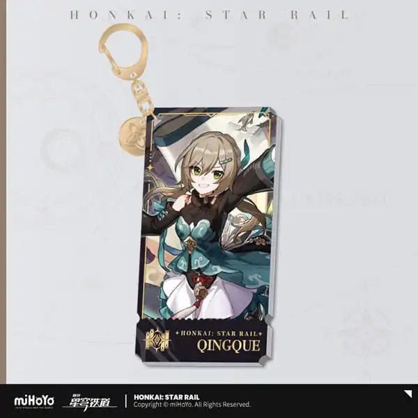 Honkai: Star Rail Breloc Acrilic Personaj Qingque 9 cm poza produsului