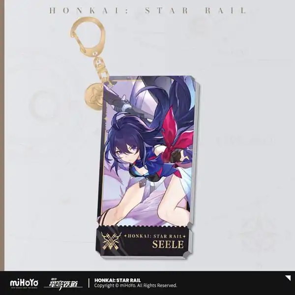 Honkai: Star Rail Character Breloc Acrilic Seele 9 cm poza produsului