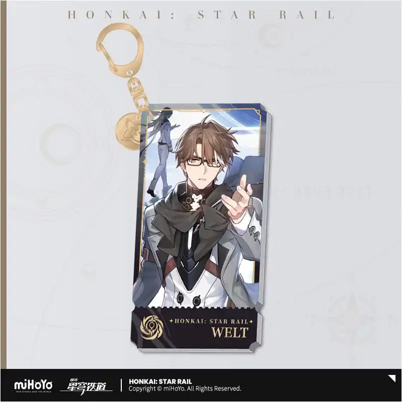 Honkai: Star Rail Character Acrilic Breloc Welt 9 cm poza produsului