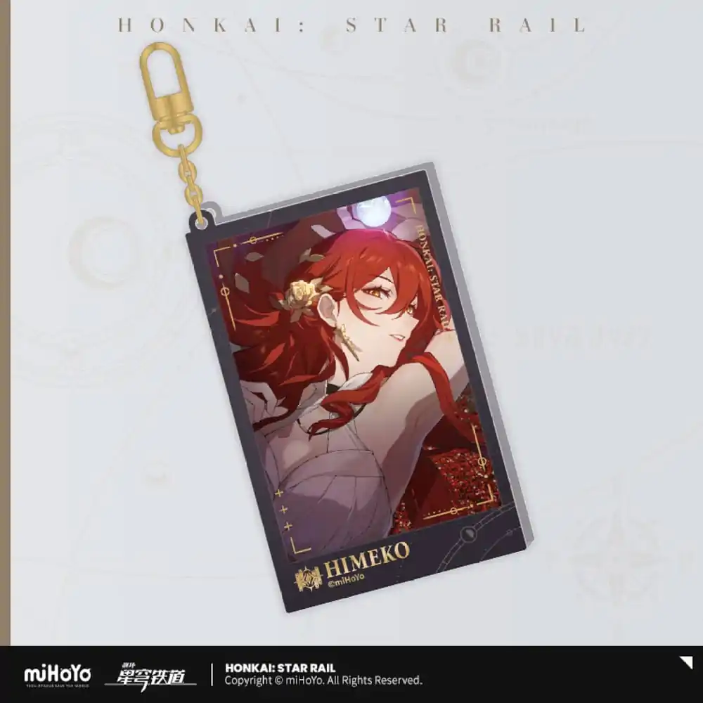Honkai: Star Rail Countdown Departure Series Acrylic Breloc Himeko Glitter 9 cm poza produsului