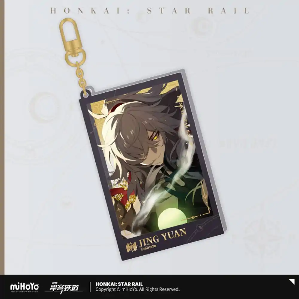 Honkai: Star Rail Countdown Departure Series breloc acrilic Jing Yuan Glitter 9 cm poza produsului