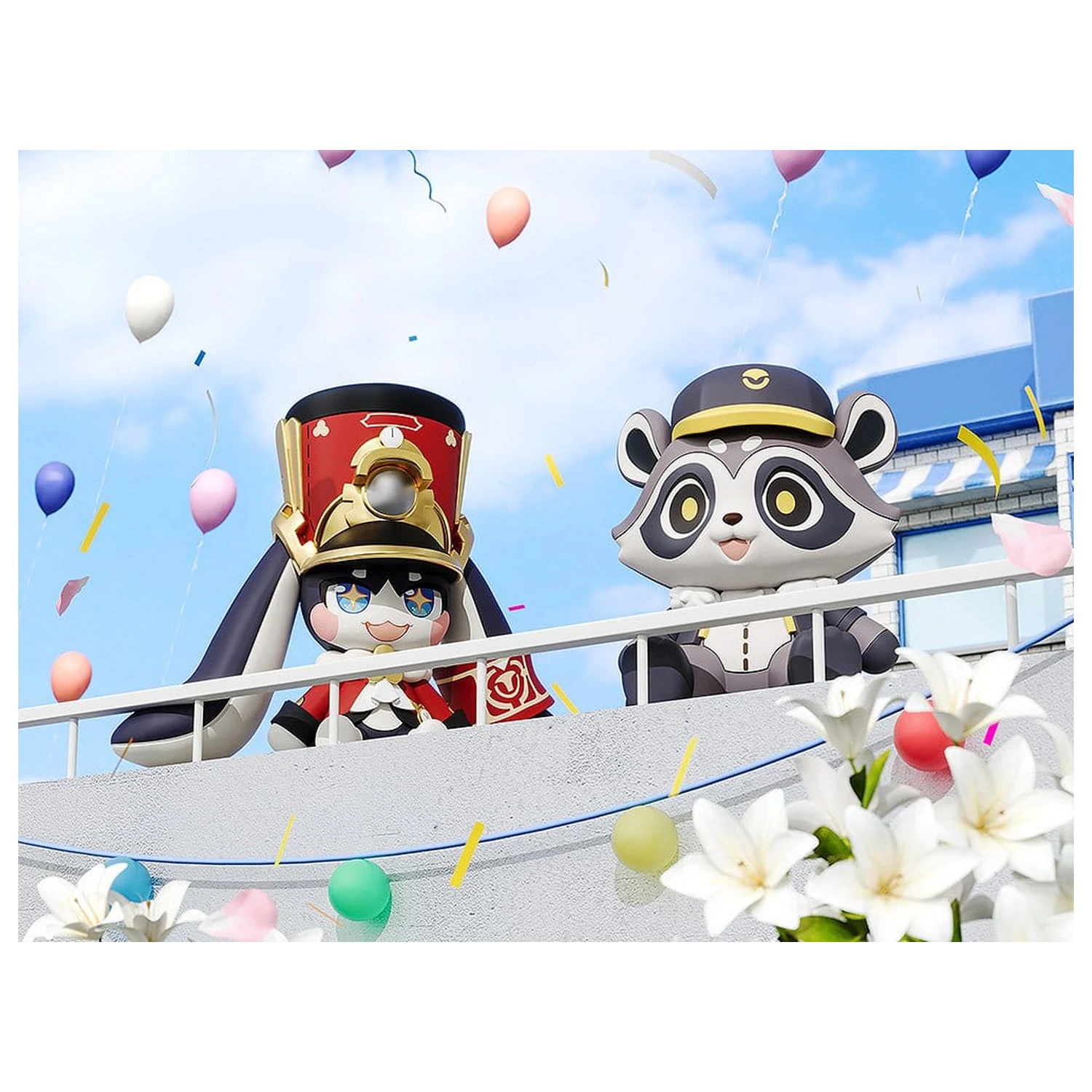 Honkai: Star Rail Huggy Good Smile Mini Figurina Baseball Raccoon 7 cm poza produsului