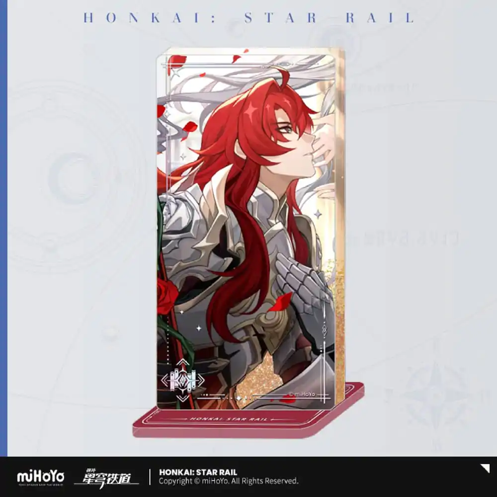 Honkai: Star Rail Light Cone Ornament Acrilic cu Sclipici: Argenti An Instant Before a Gaze 15 cm poza produsului