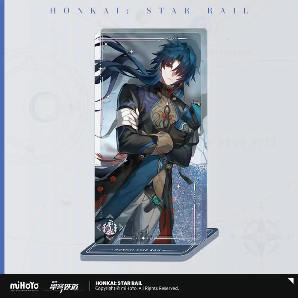 Honkai: Star Rail Light Cone Ornament Acrilic cu Sclipici: Blade The Unreachable Side 15 cm poza produsului