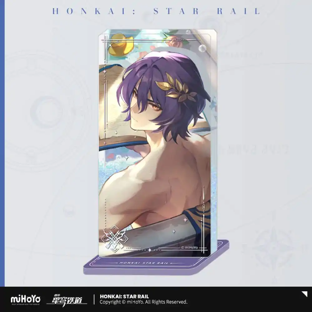 Honkai: Star Rail Light Cone Ornament acrilic cu sclipici: Dr. Ratio Baptism of Pure Thought 15 cm poza produsului