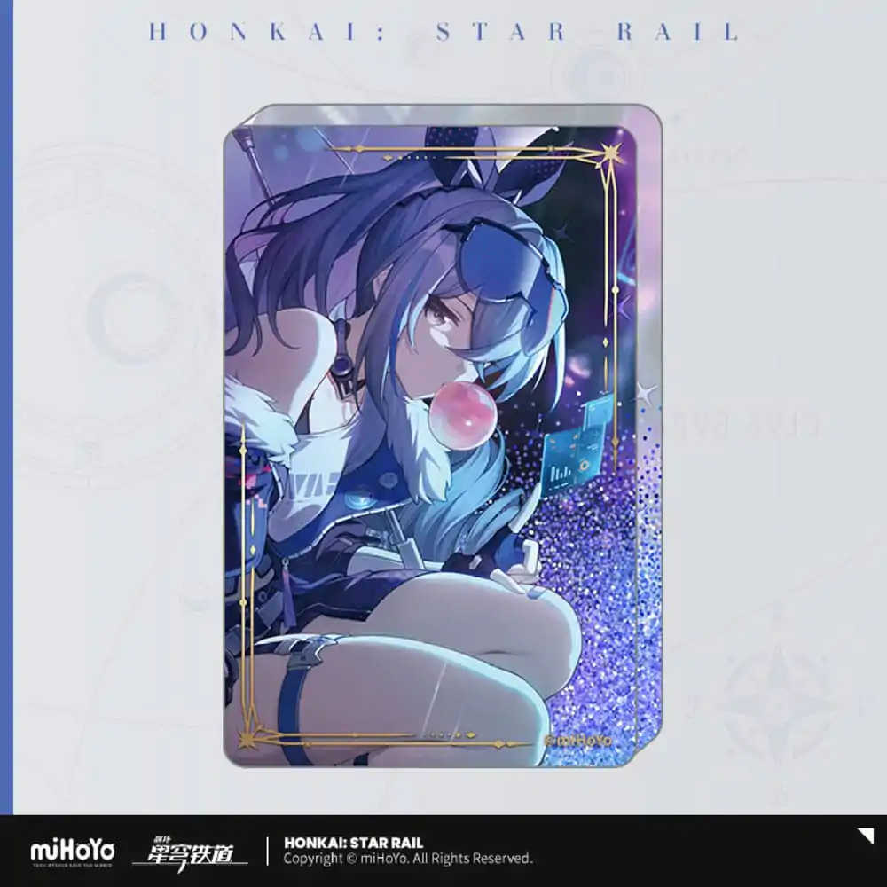 Honkai: Star Rail Light Cone Ornament acrilic cu sclipici: Incessant Rain 9 cm poza produsului