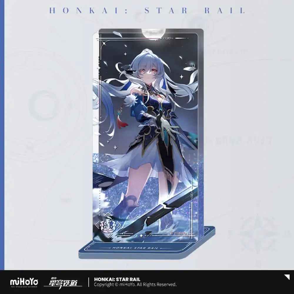 Honkai: Star Rail Light Cone Ornament acrilic cu sclipici: Jingliu I shall be my own Sowrd 15 cm poza produsului