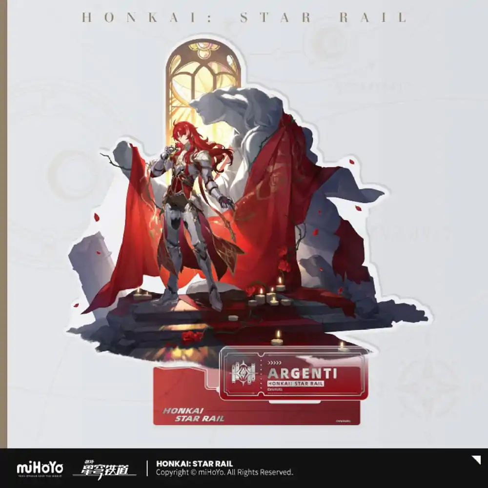 Honkai: Star Rail Path of the Erudition Series Figurina Acrilică Argenti 22 cm poza produsului