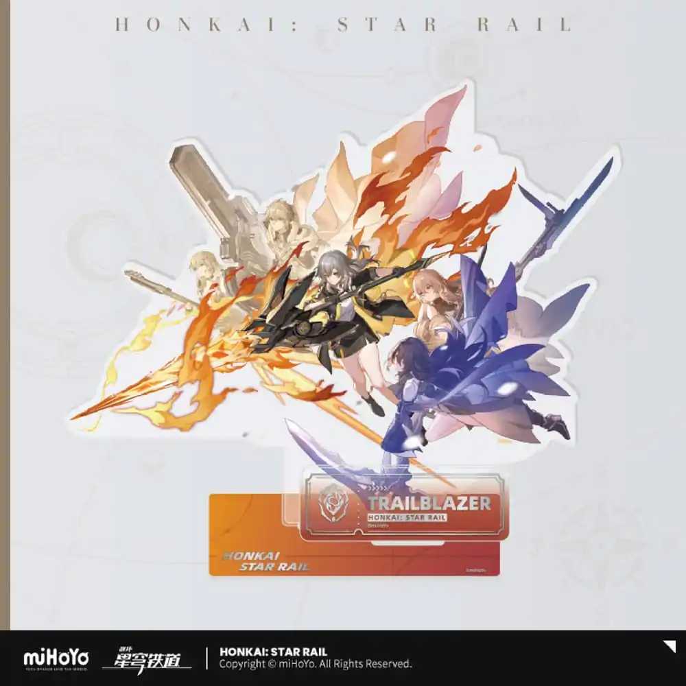 Figurină Acrilică Seria Honkai: Star Rail Preservation of Path Trailblazer Female 23 cm poza produsului