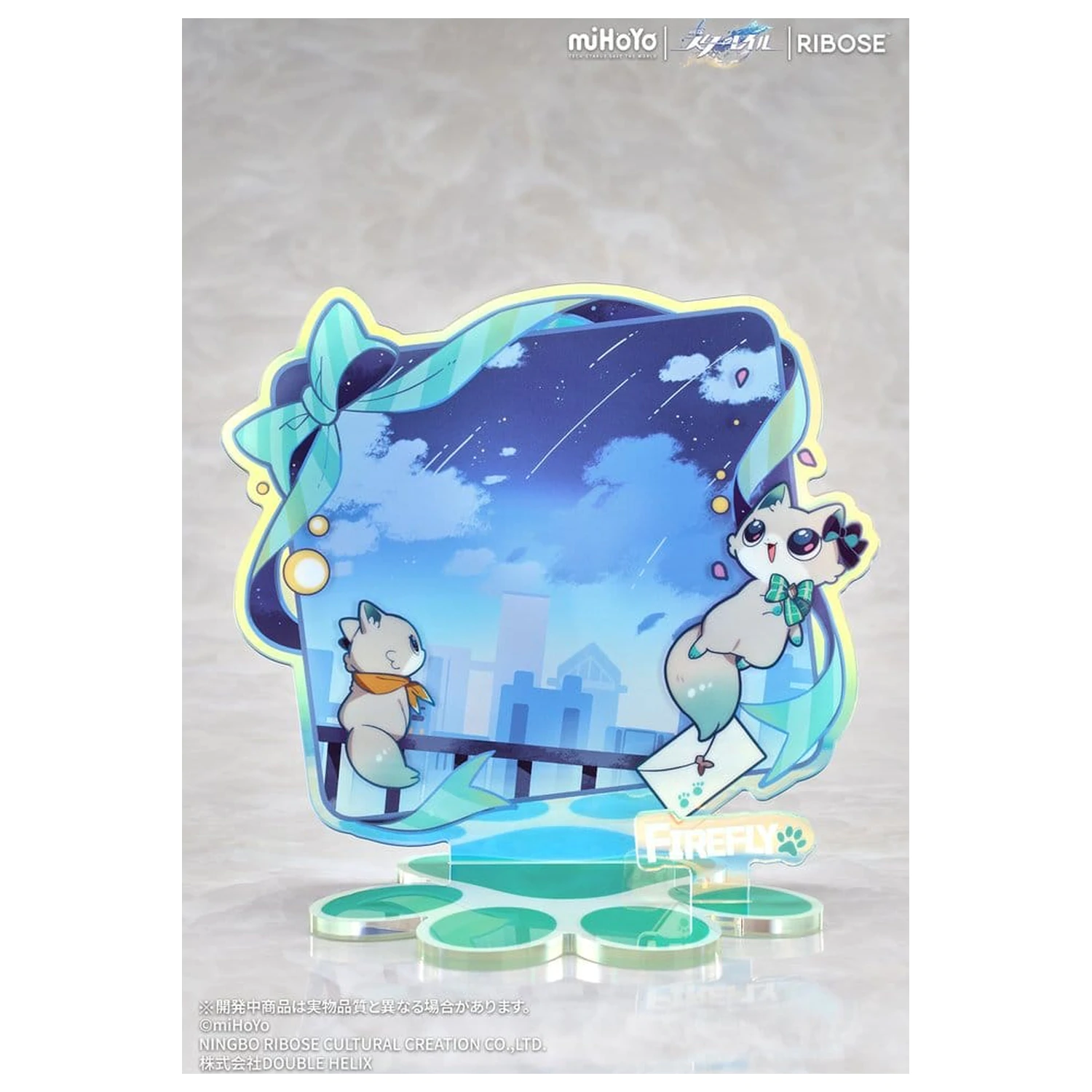 Honkai: Star Rail Rise Up+ Chibi Cat Series Mini Figurina Firefly Ver. 18 cm poza produsului