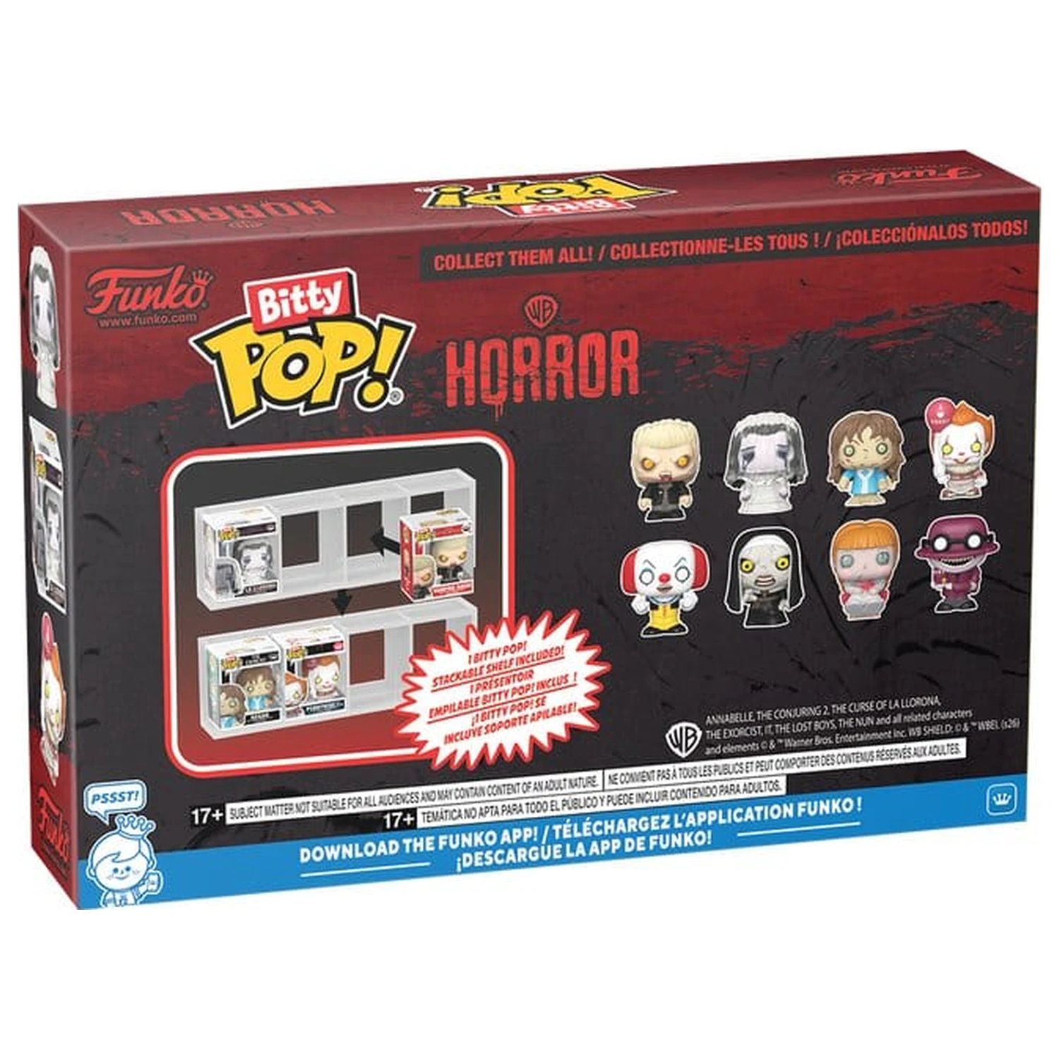 Horror Bitty Funko POP! Figurină din vinil set de 4 David 2,5 cm poza produsului