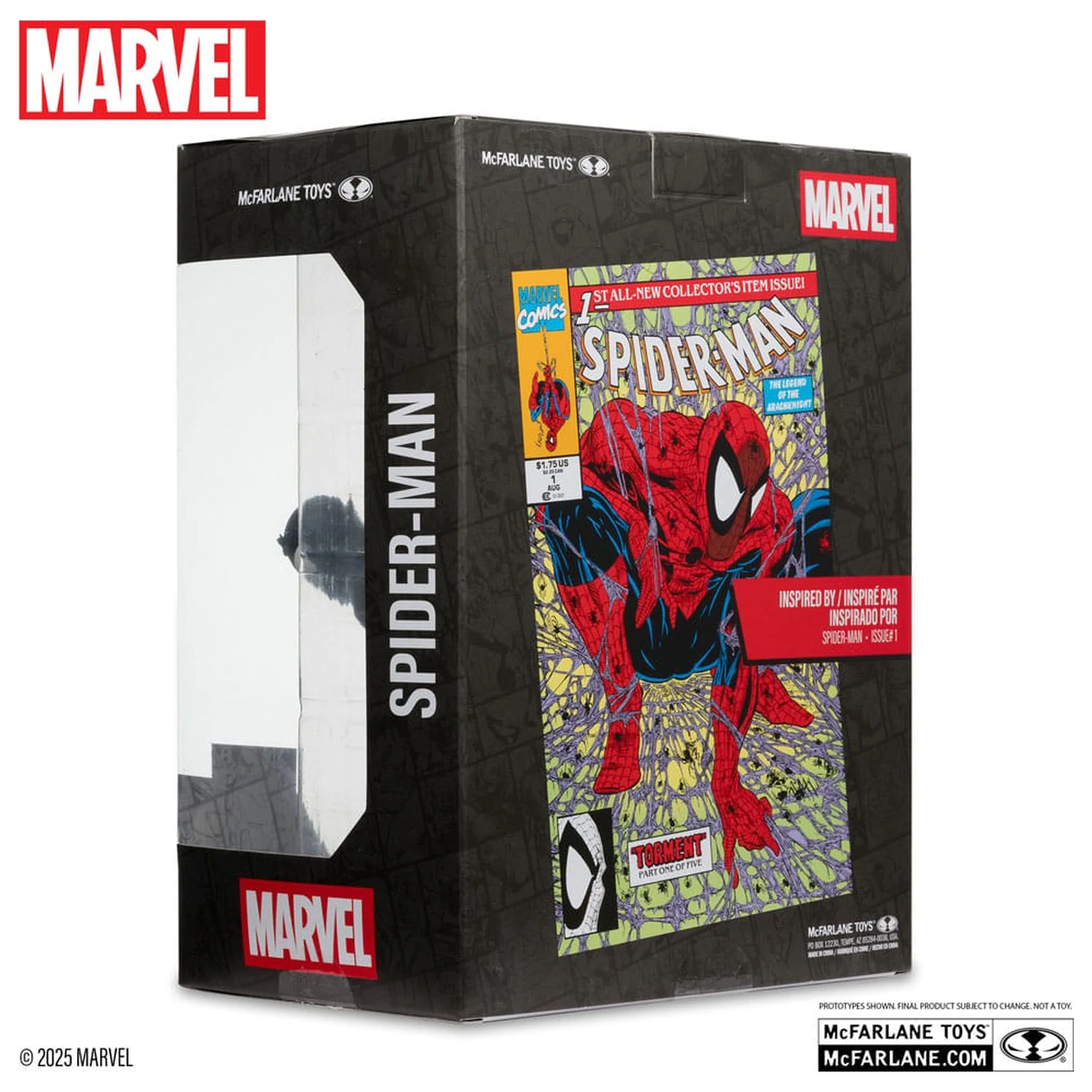 Marvel Collection Statuie din PVC 1/6 Spider-Man (Spider-Man #1)(Black Suit)(Chase) 28 cm poza produsului