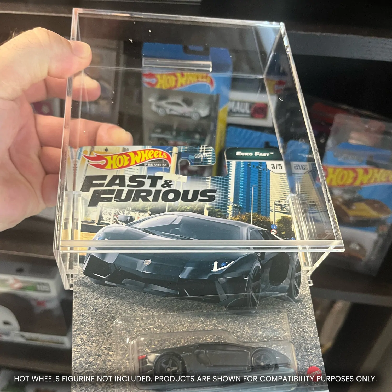 Hot Wheels Premium Cutie Acrilică 2-Pack poza produsului