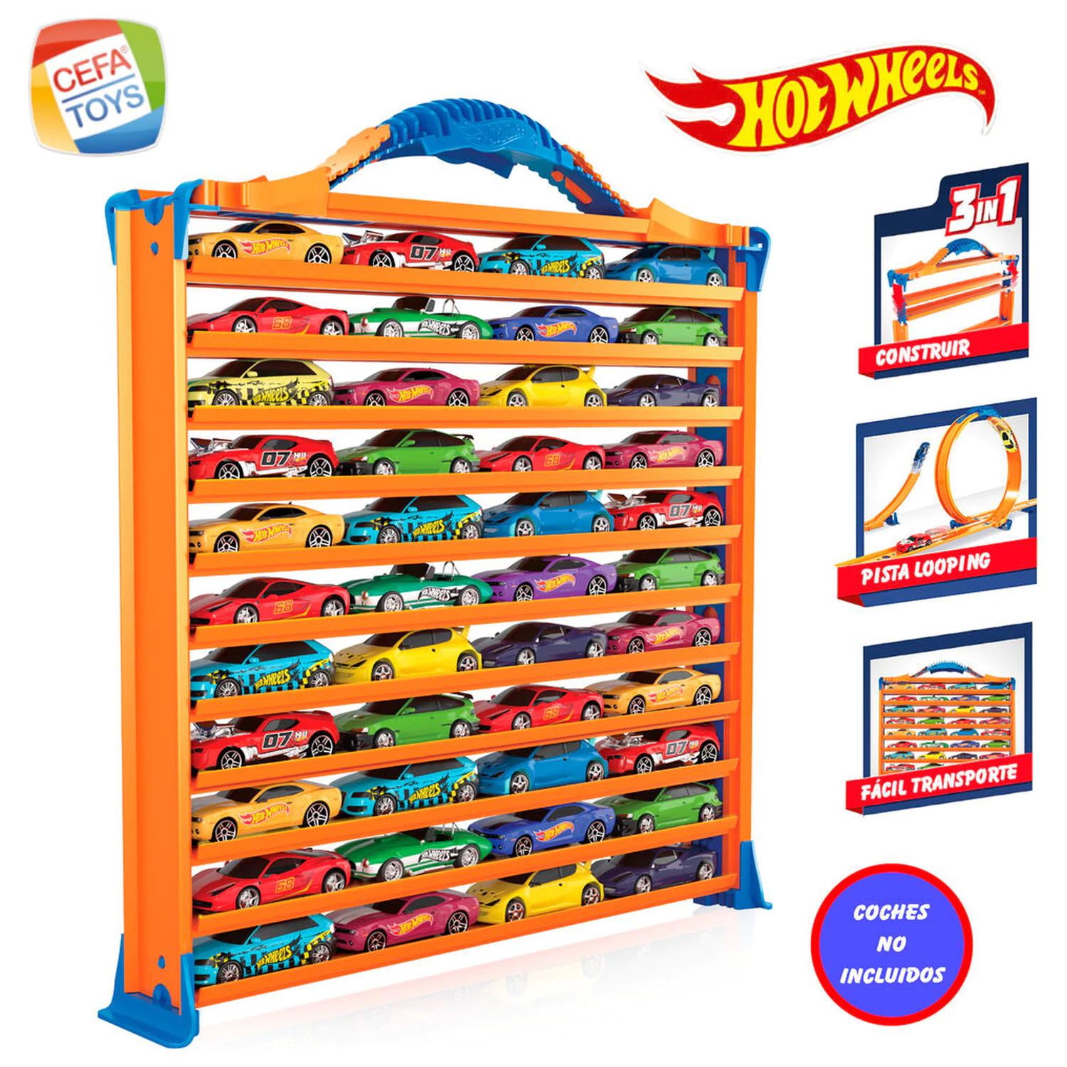 Hot Wheels 3-in-1 carcasa transportor masini poza produsului