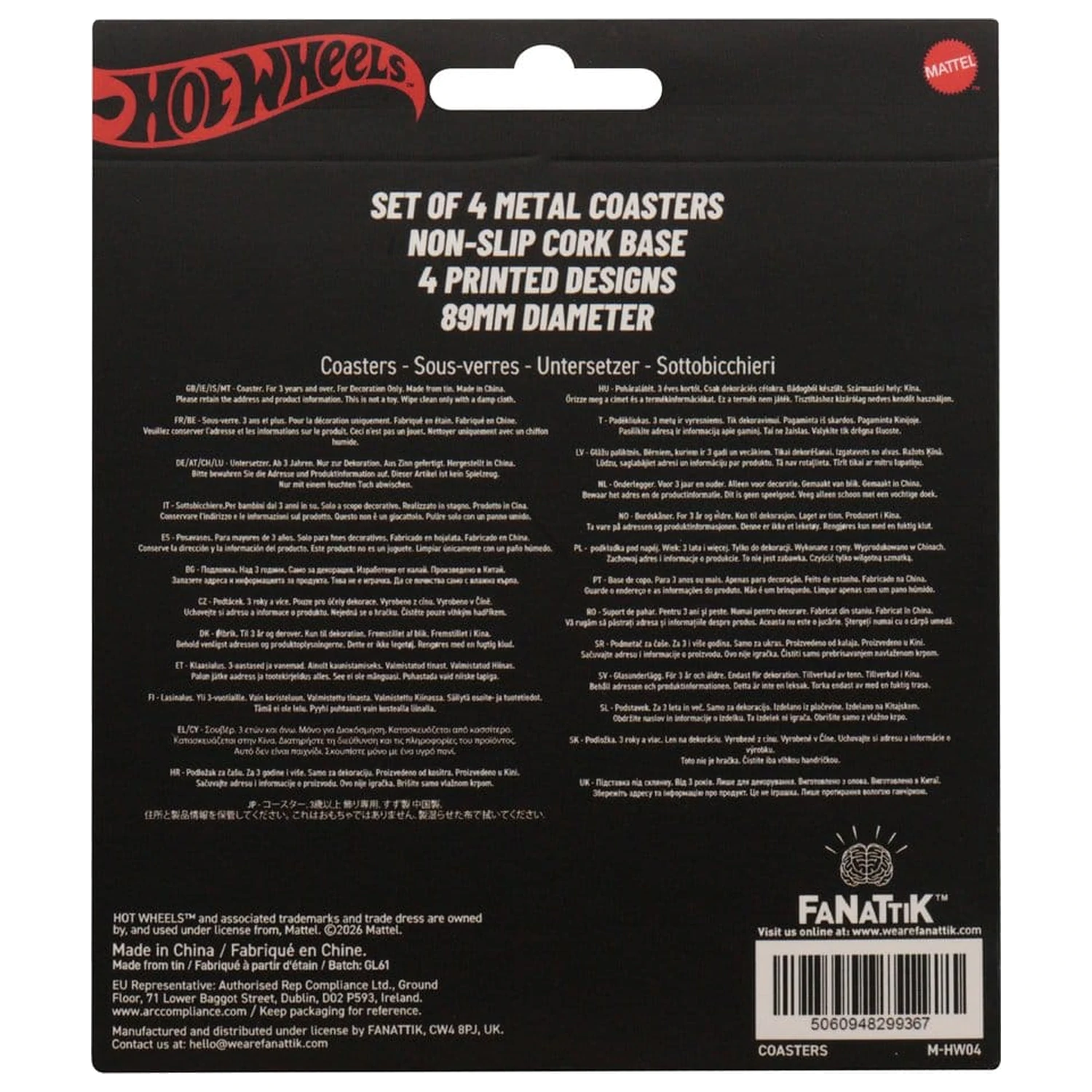 Hot Wheels Coaster 4-Pack poza produsului