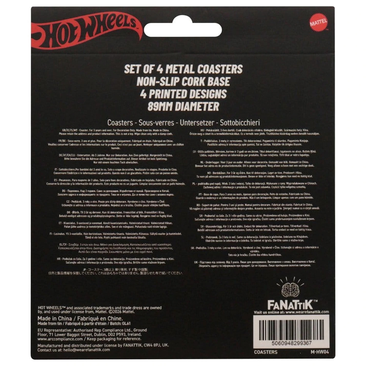 Hot Wheels Coaster 4-Pack poza produsului
