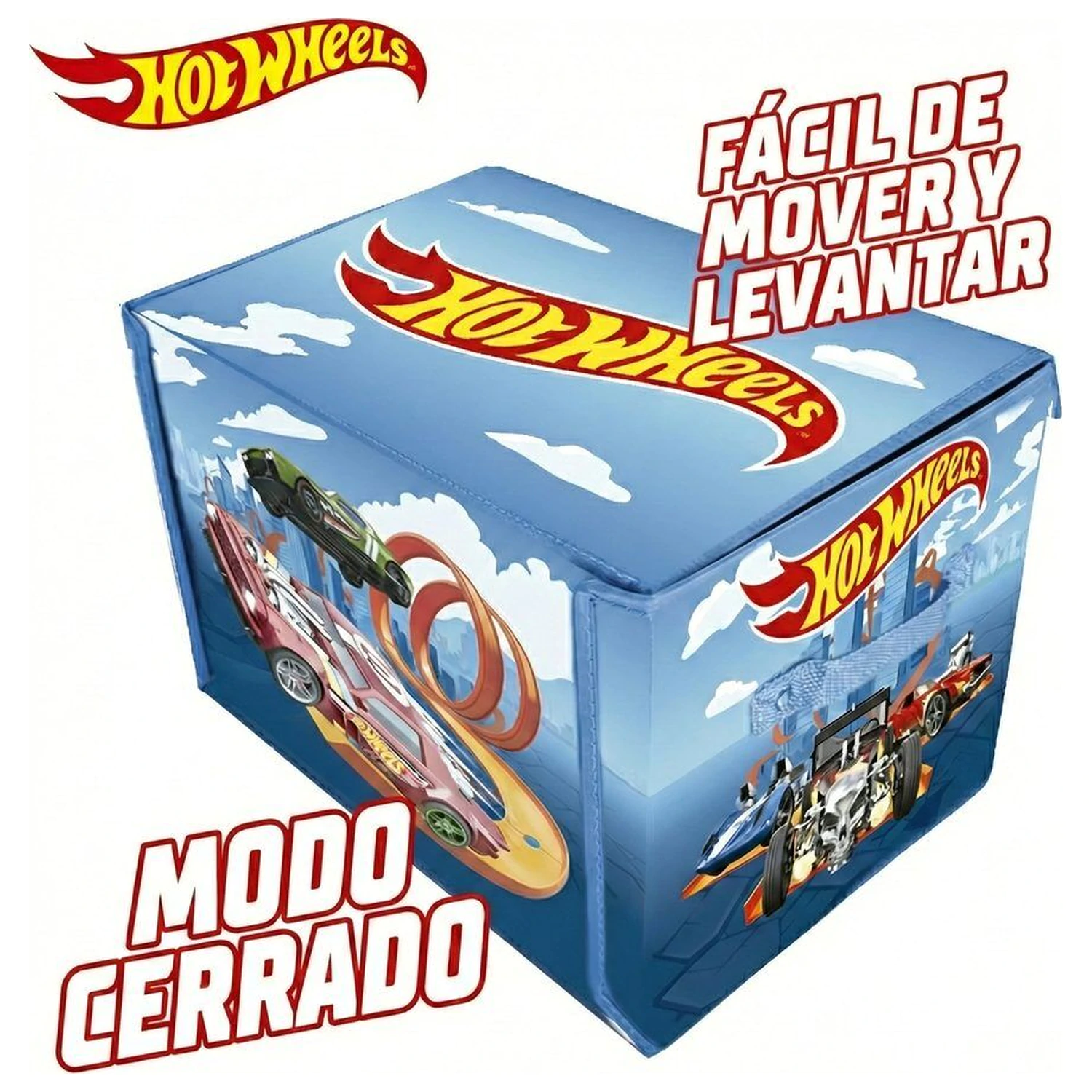 Hot Wheels Cutie organizatoare pentru mașini cu pistă și zonă de joacă poza produsului