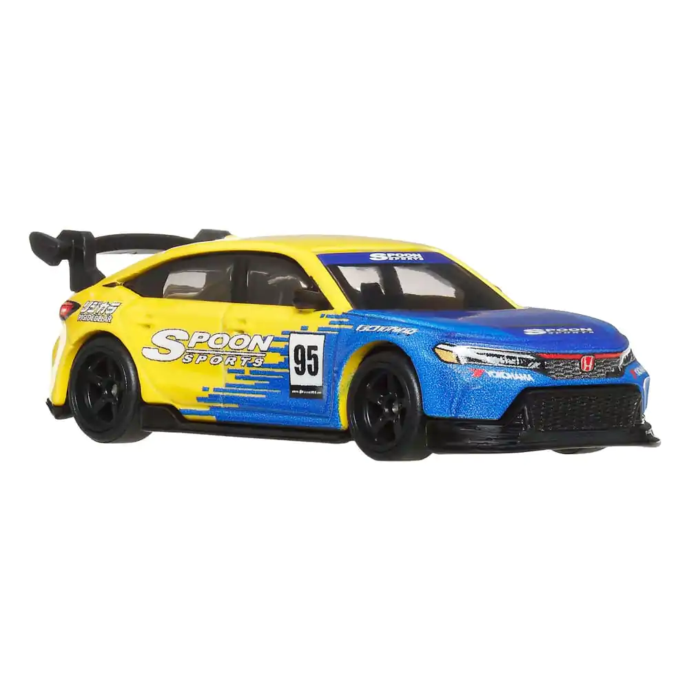 Hot Wheels Premium Car Culture Vehicul turnat sub presiune Set de 2 1/64 '99 Honda Civic Type R (EK9) & Honda Civic Type R poza produsului