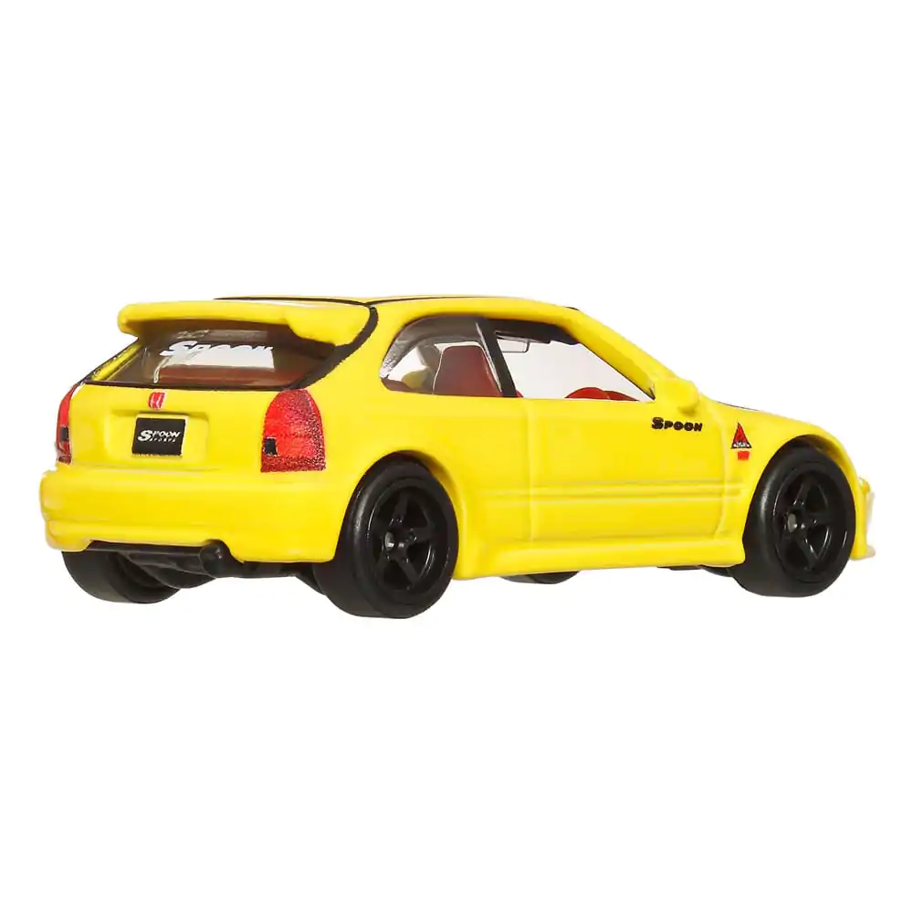 Hot Wheels Premium Car Culture Vehicul turnat sub presiune Set de 2 1/64 '99 Honda Civic Type R (EK9) & Honda Civic Type R poza produsului