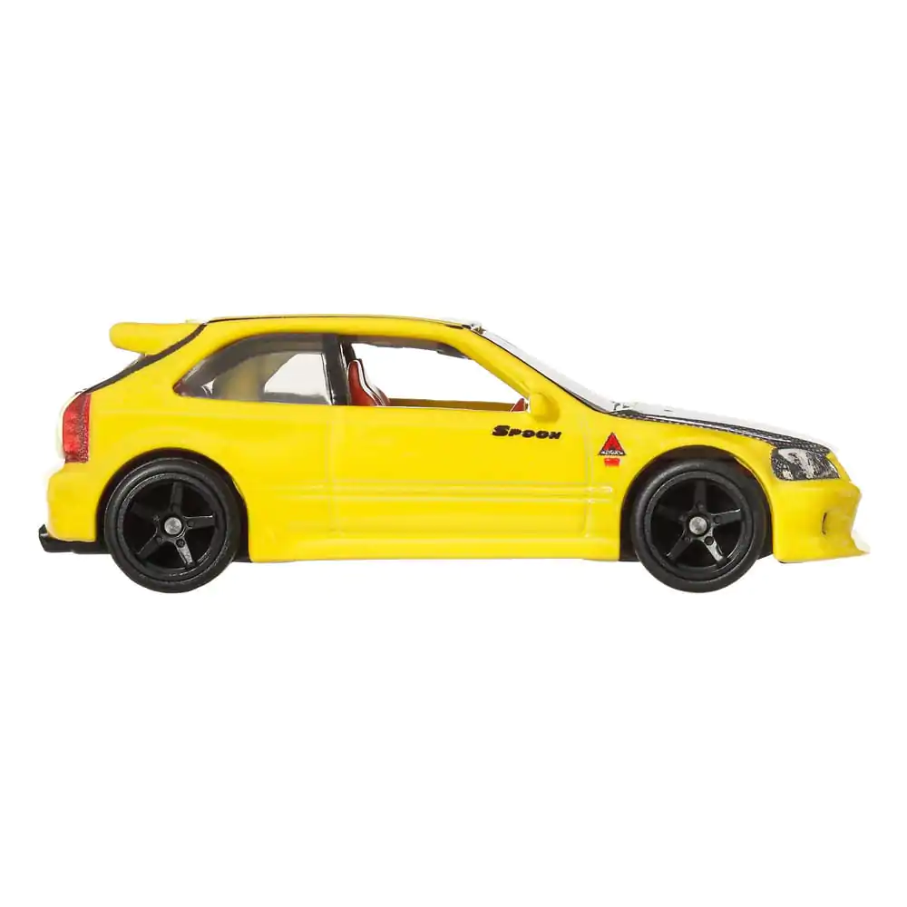 Hot Wheels Premium Car Culture Vehicul turnat sub presiune Set de 2 1/64 '99 Honda Civic Type R (EK9) & Honda Civic Type R poza produsului