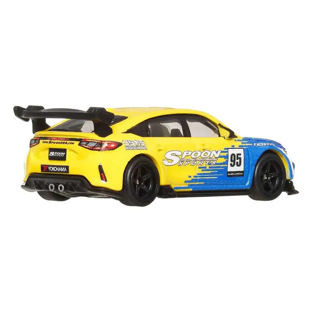 Hot Wheels Premium Car Culture Vehicul turnat sub presiune Set de 2 1/64 '99 Honda Civic Type R (EK9) & Honda Civic Type R poza produsului