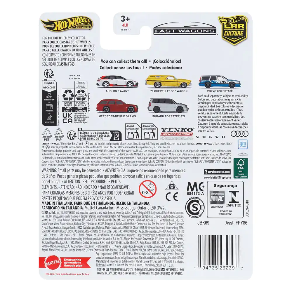 Hot Wheels Premium Car Culture Vehicul Diecast 1/64 Mercedes-Benz E 36 AMG poza produsului