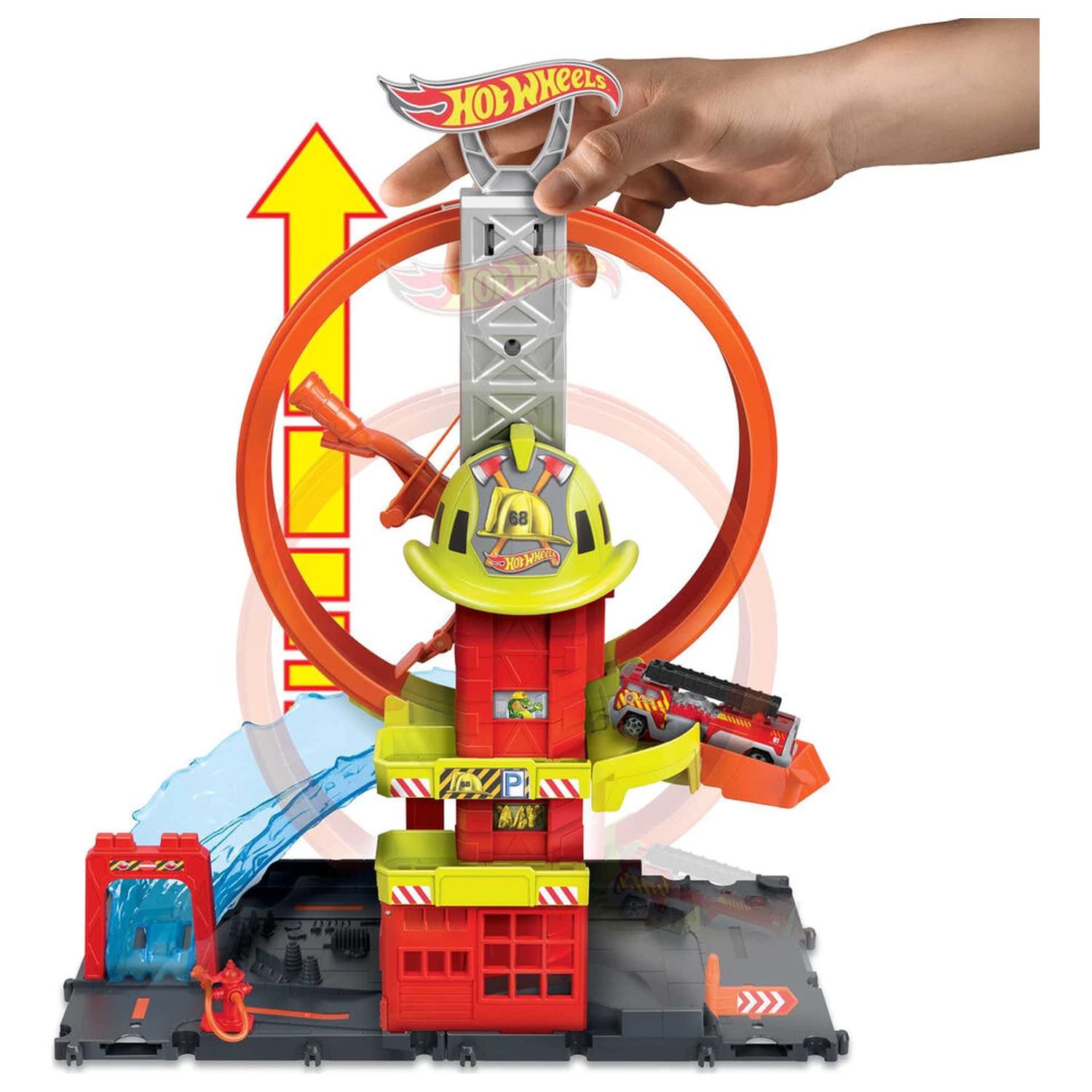 Set de joaca Hot Wheels City Super Fire Station poza produsului