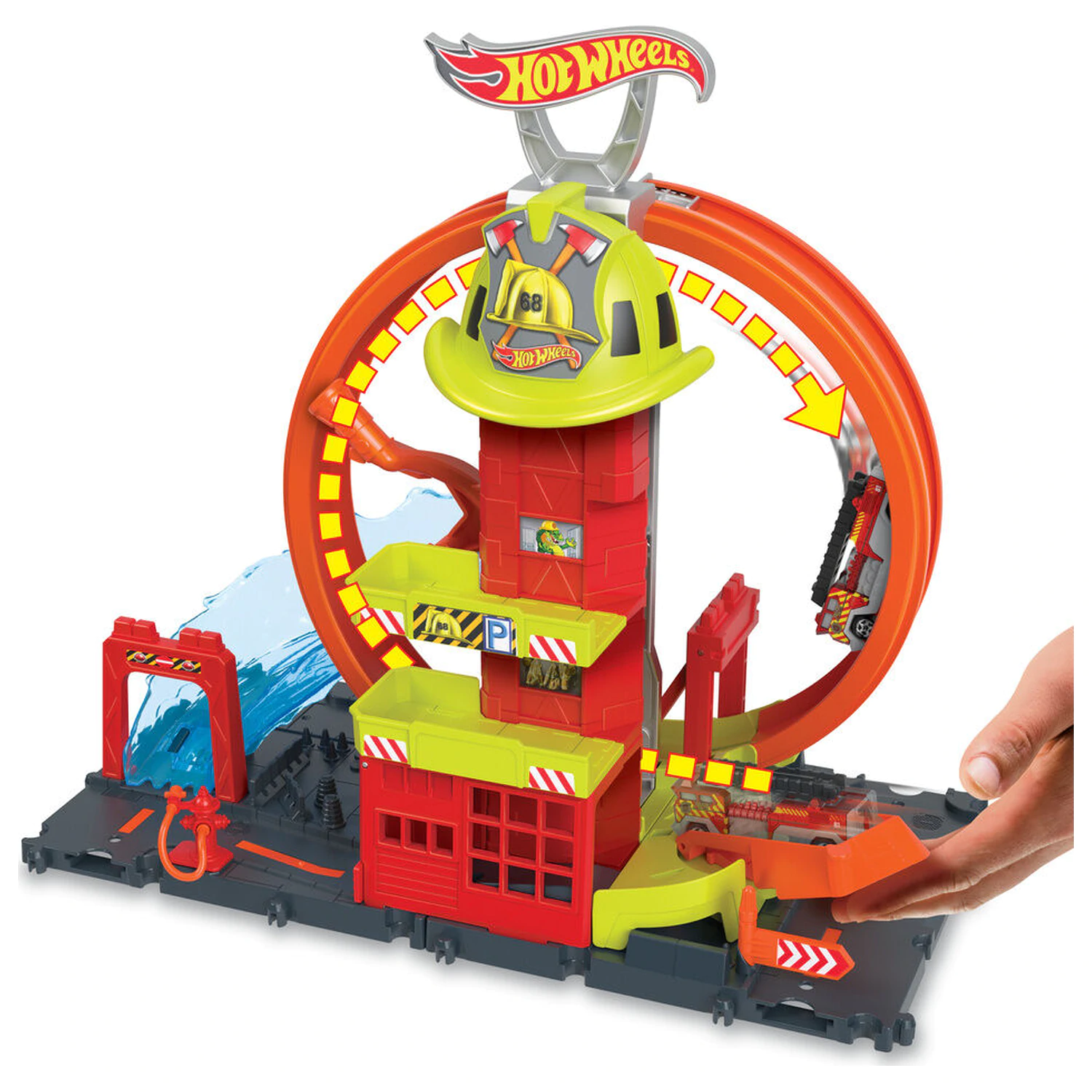 Set de joaca Hot Wheels City Super Fire Station poza produsului