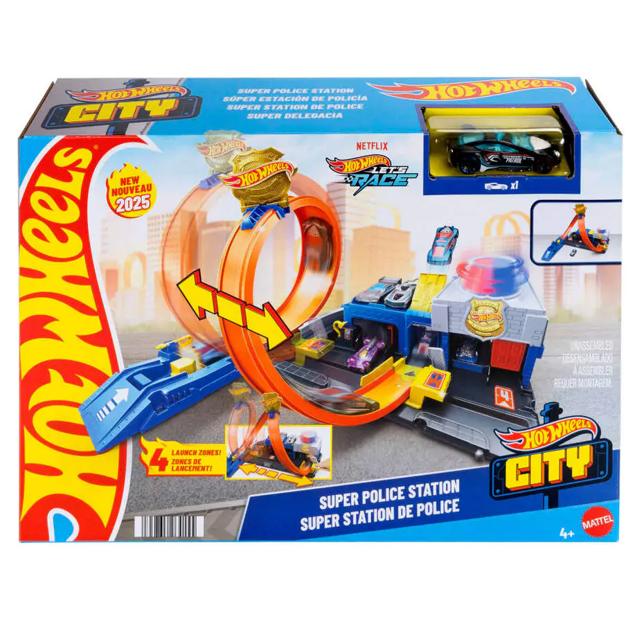 Hot Wheels City Super Police Station Set de Joacă poza produsului