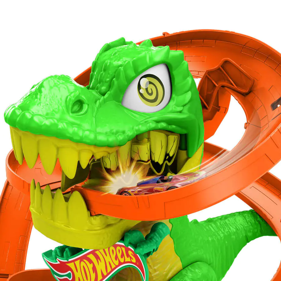 Hot Wheels City T-Rex Blaze Battle set de joacă poza produsului