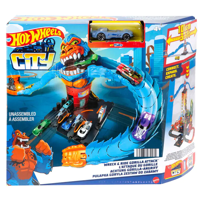 Hot Wheels City Distrugere și Aventură Atacul Gorilei poza produsului