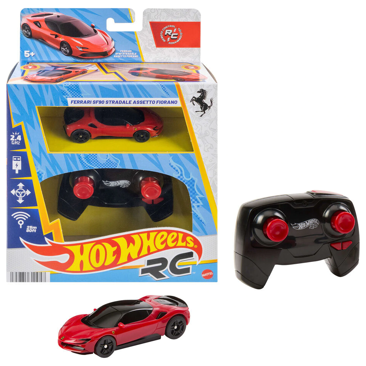 Hot Wheels Ferrari SF90 Masina cu telecomanda poza produsului