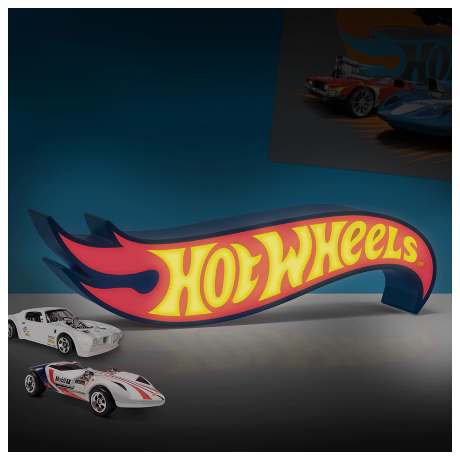 HOT WHEELS - Logo - Lampa modelata poza produsului