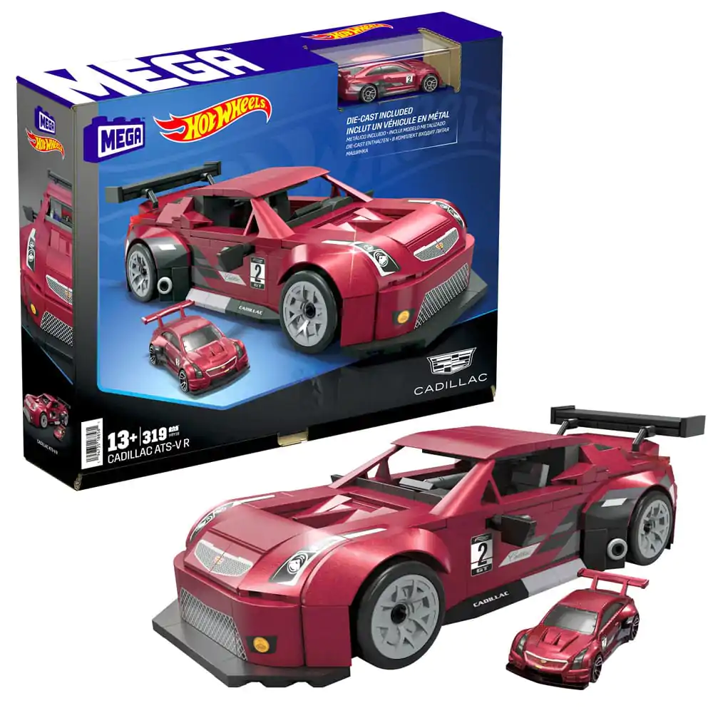 Hot Wheels MEGA Set de construcție 1/24 Cadillac ATS-V R 20 cm poza produsului