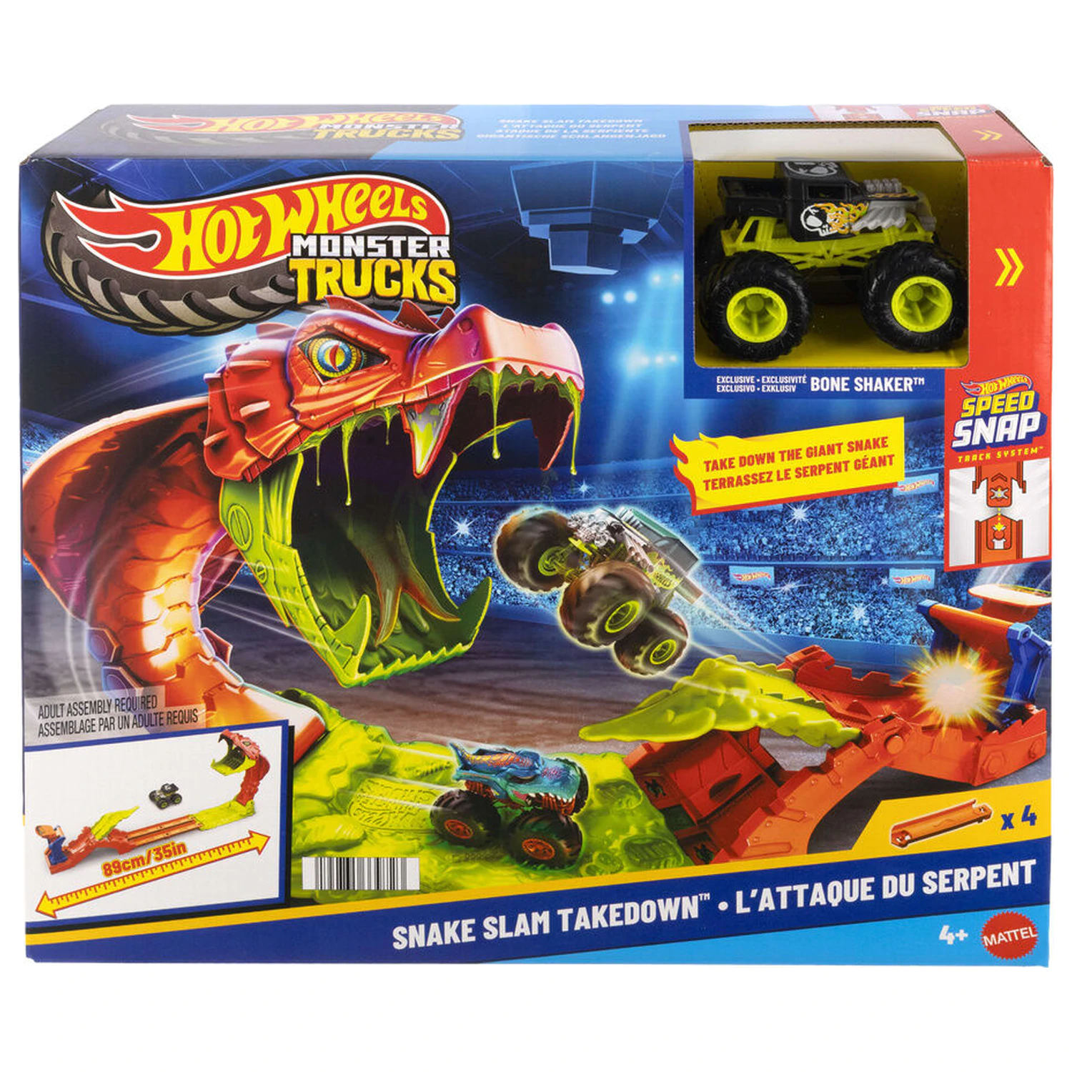 Hot Wheels Monster Trucks Snake Bite set de joaca poza produsului