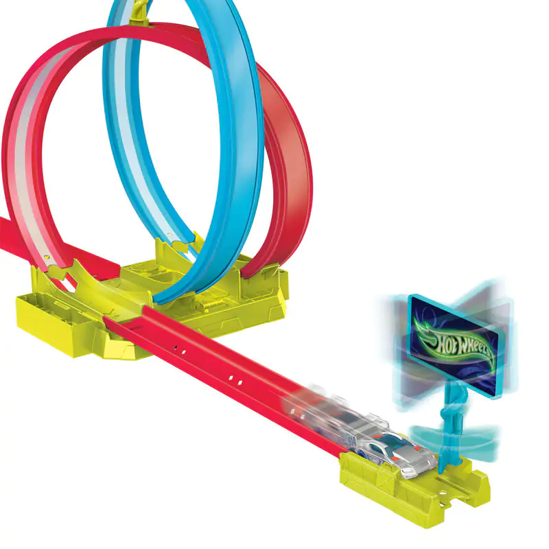 Hot Wheels Neon Speeders Laser Stunt Slamway poza produsului