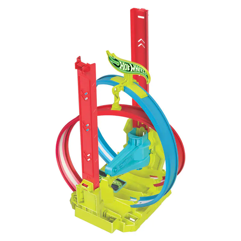 Hot Wheels Neon Speeders Laser Stunt Slamway poza produsului