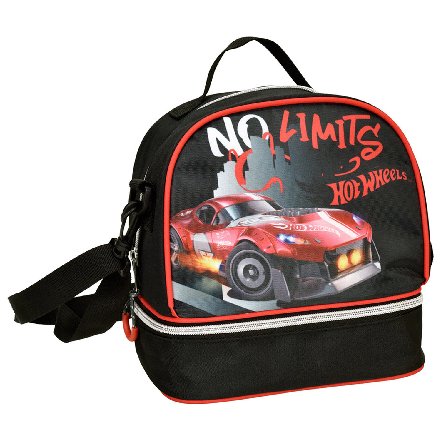 Hot Wheels No Limits Geantă termoizolantă pentru prânz 21 cm poza produsului