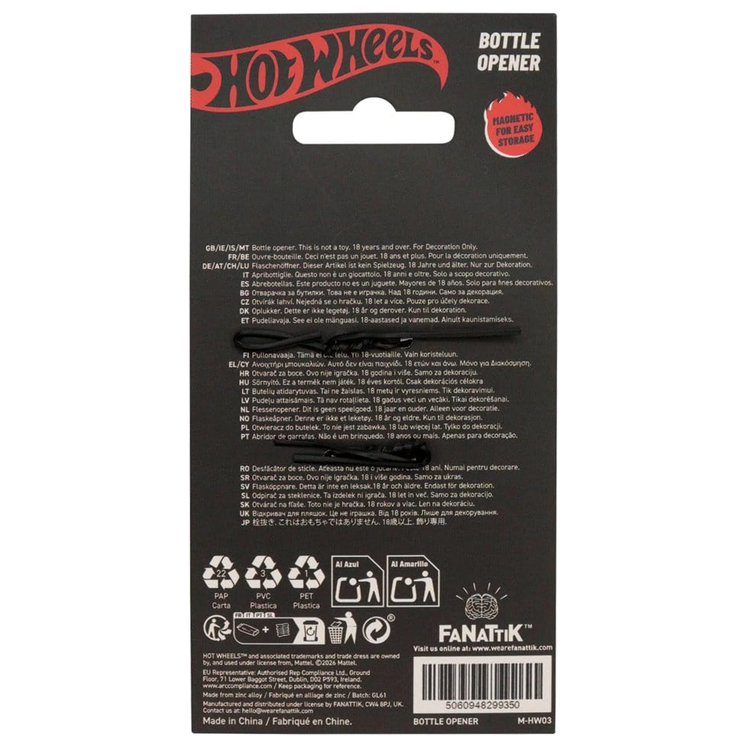 Hot Wheels Desfacator de sticle Piston Magnetic poza produsului