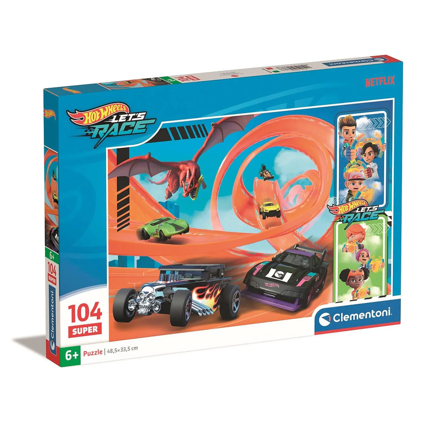 Hot Wheels puzzle 104 piese poza produsului