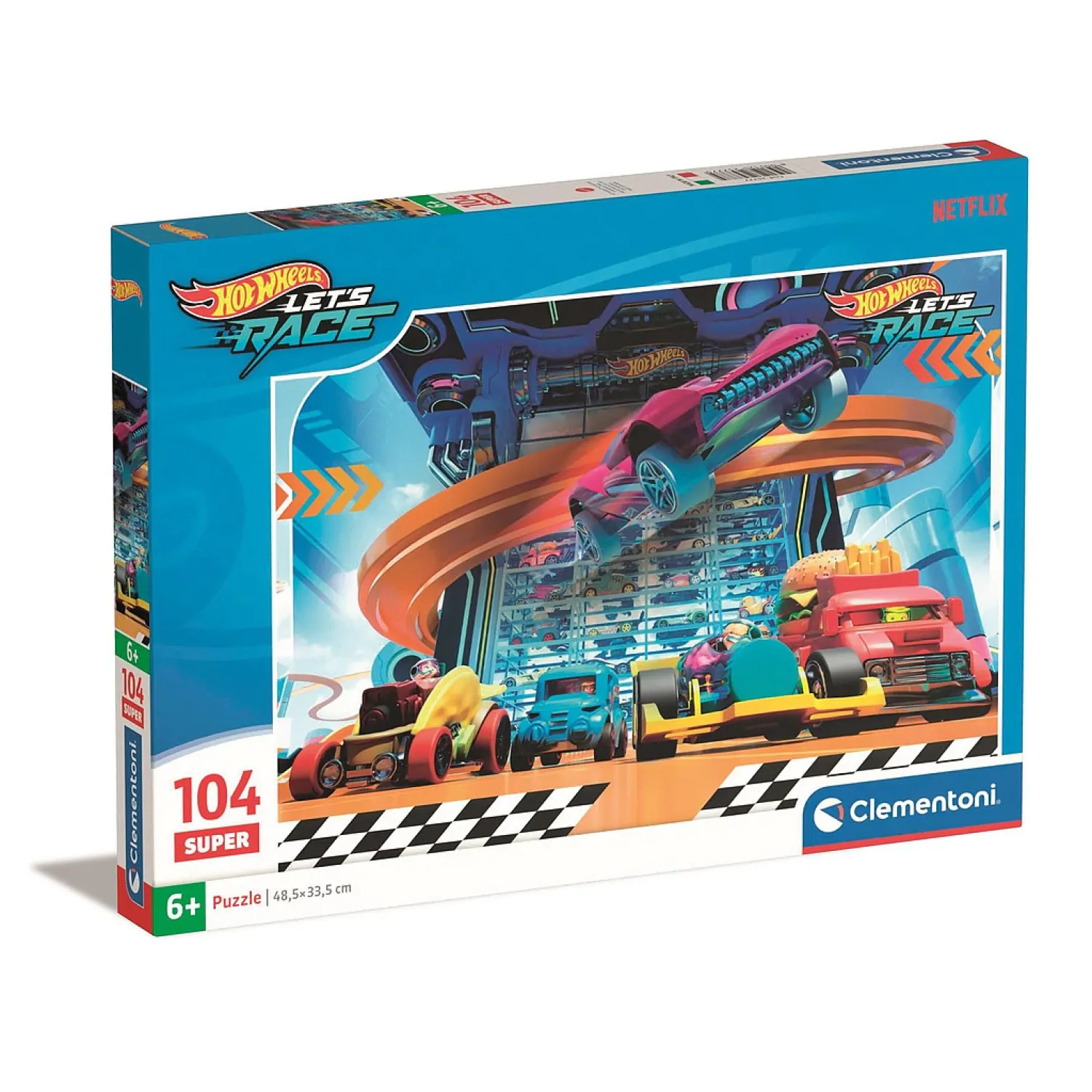 Hot Wheels puzzle 104 piese poza produsului