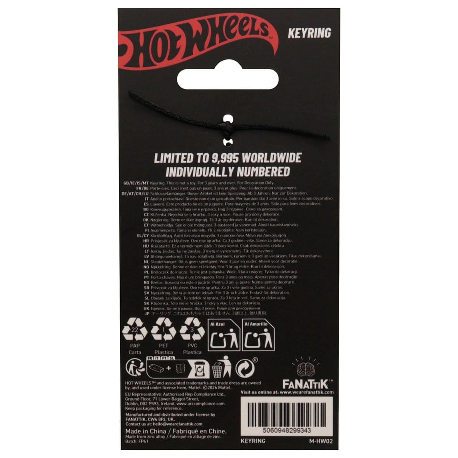 Hot Wheels Breloc Race Em Collect Em Editie Limitata poza produsului
