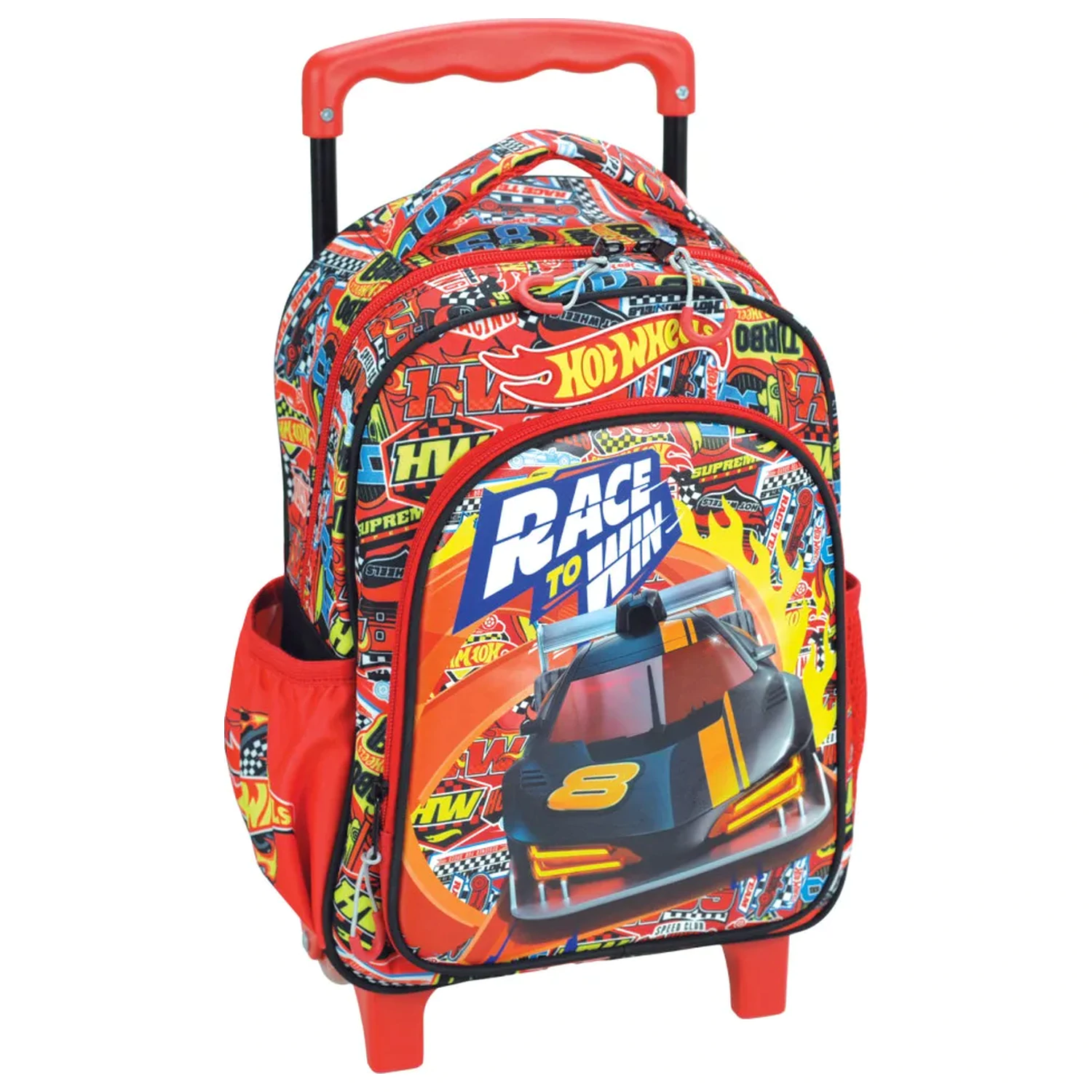 Hot Wheels Race to Win Rolling Preschool Rucsac, Geanta 30 cm poza produsului