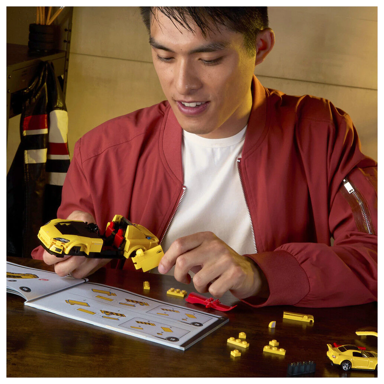 Hot Wheels Speed Series Mattel Brick Shop Building Set 1/32 '07 Honda S2000 poza produsului