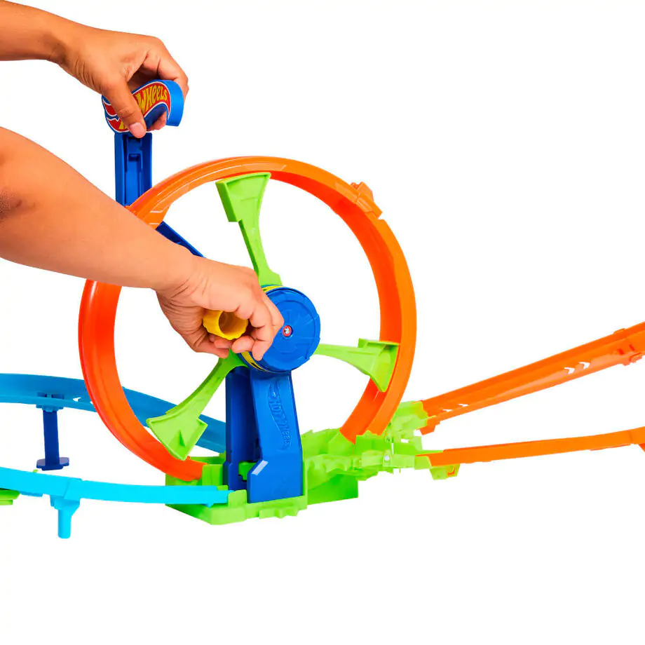 Hot Wheels Stunt Tracks Lansare Rapidă & Bucle Playset poza produsului