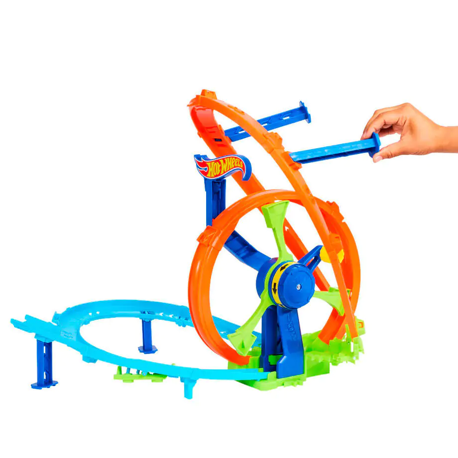 Hot Wheels Stunt Tracks Lansare Rapidă & Bucle Playset poza produsului