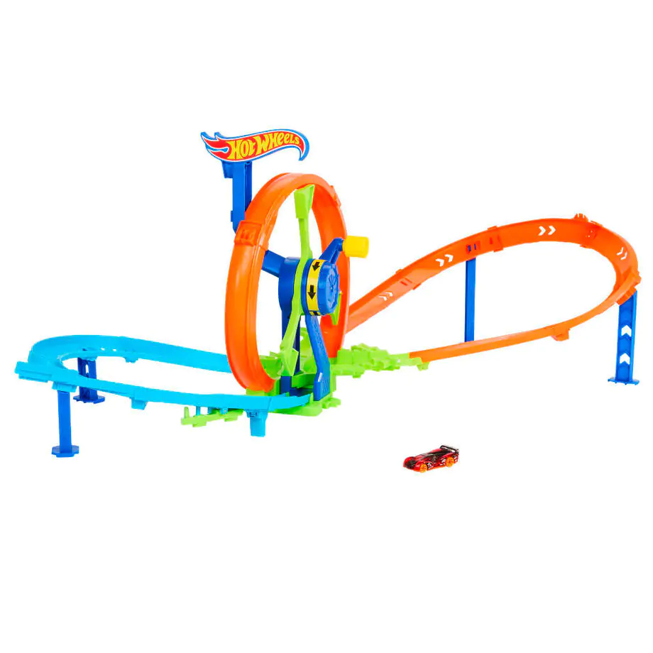 Hot Wheels Stunt Tracks Lansare Rapidă & Bucle Playset poza produsului
