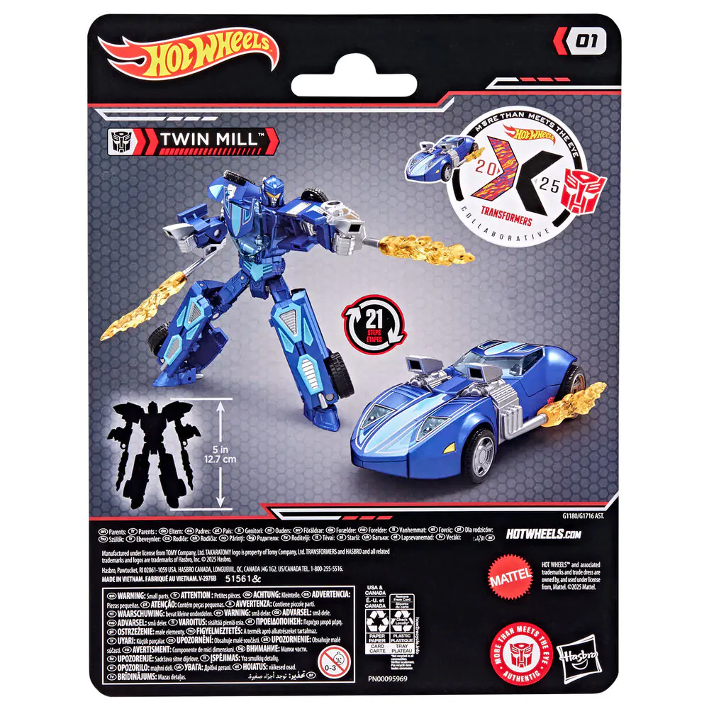 Hot Wheels Transformers Masina Twin Mill poza produsului